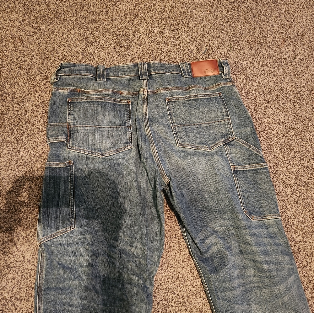 40x30 Duluth Mens Ballroom Double Flex Carpenter Jeans - Picture 11 of 13